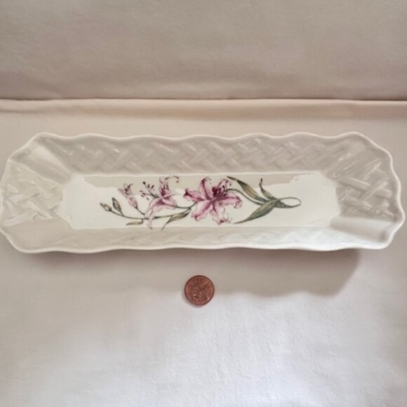 Belleek Porcelain Mint Tray - Picture 8 of 8